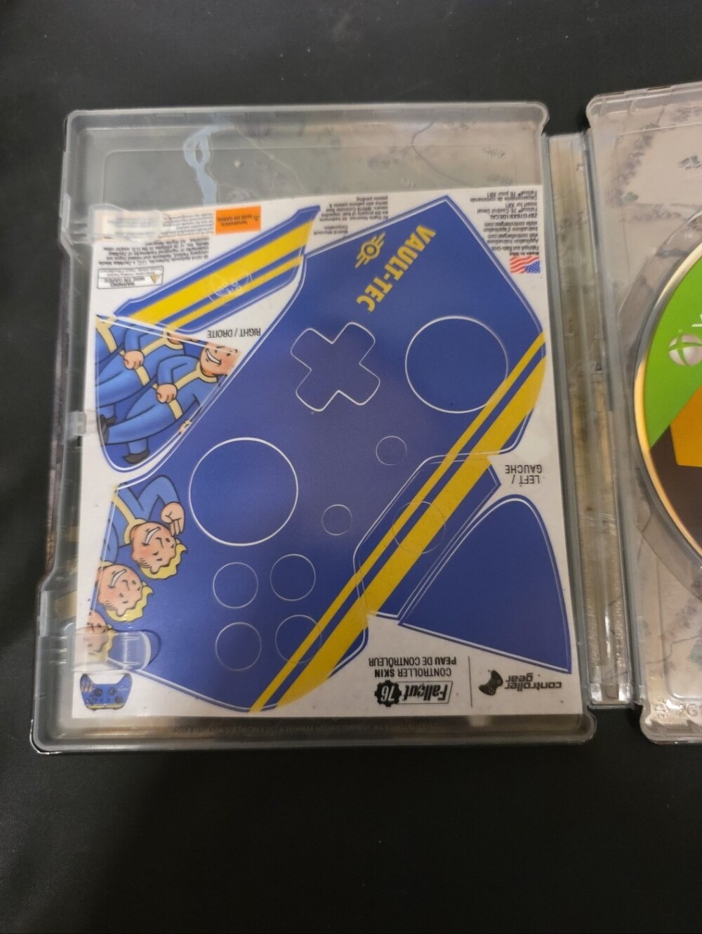 Xbox One Fallout 76 Steelbook Edition Disc Controller Skin 2018 - Picture 6 of 10